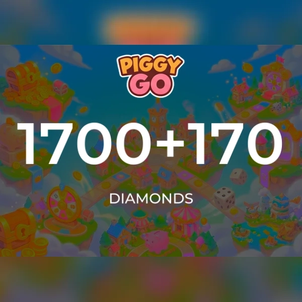 Piggy GO - 1700 + 170 Diamonds Direct Top-Up - GLOBAL