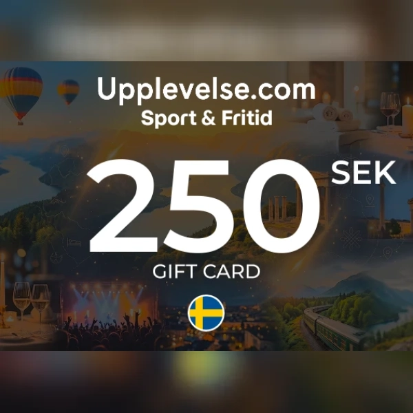 Sport & Fritid - Upplevelse.com Gift Card 250 SEK Key - SWEDEN