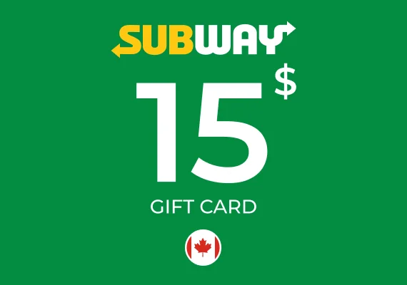 Subway Gift Card 15 CAD
