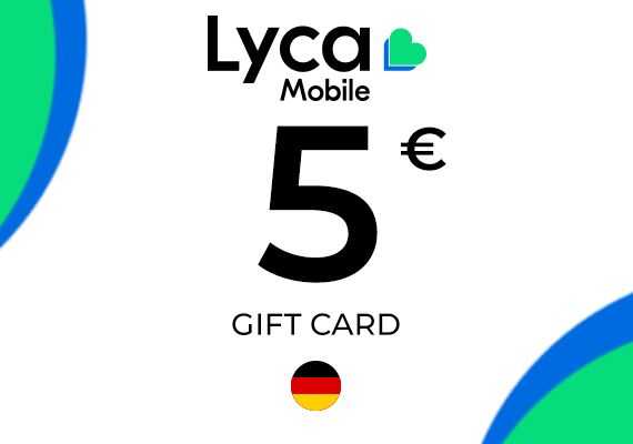 Lycamobile Gift Card 5 EUR (DE)