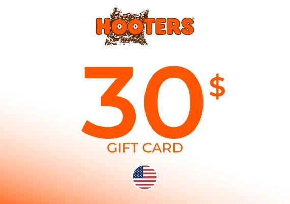 Hooters - No API Cancellation Gift Card 30 USD