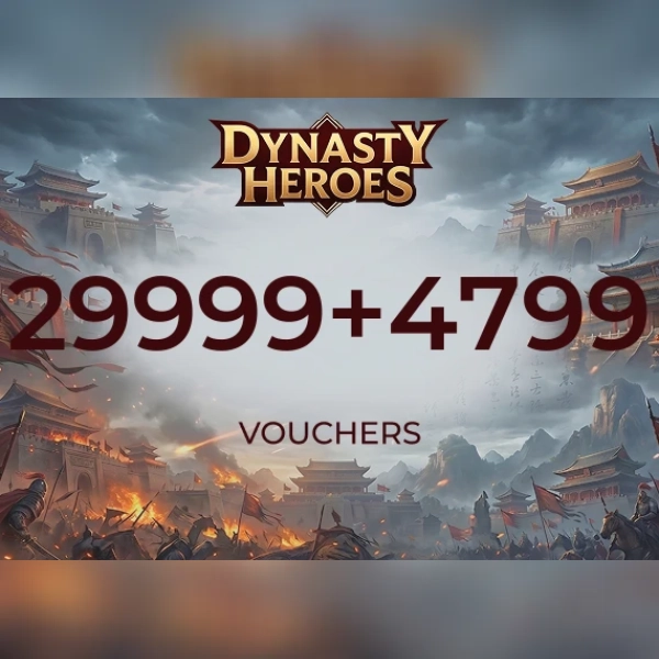 Dynasty Heros - 29999 Voucher + 4799 Voucher Direct Top-Up - GLOBAL