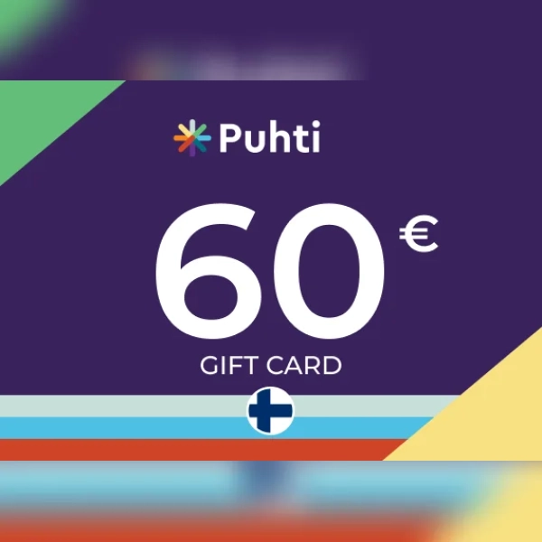 Puhti Gift Card 60 EUR Key - FINLAND