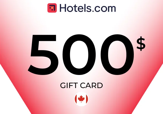 Hotels.com Gift Card 500 CAD
