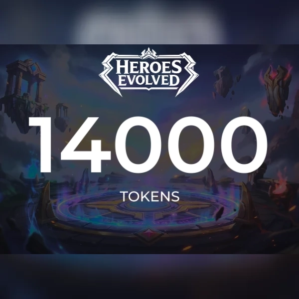 Heroes Evolved - 14000 Tokens Direct Top-Up - GLOBAL