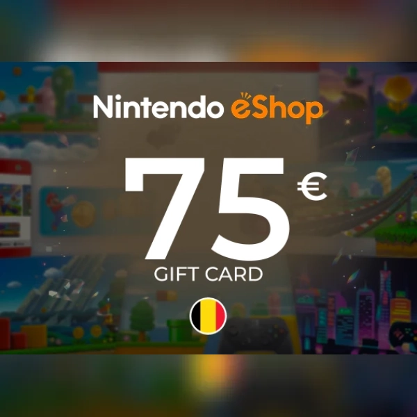 Nintendo eShop Digital Code Gift Card 75 EUR Key - BELGIUM