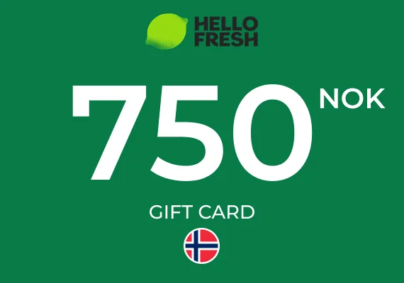 HelloFresh Gift Card 750 NOK