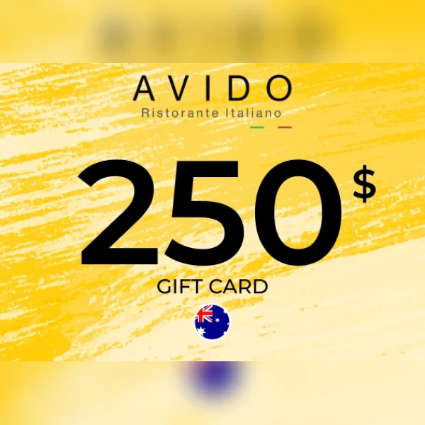 Avido Ristorante Gift Card 250 AUD Key - AUSTRALIA