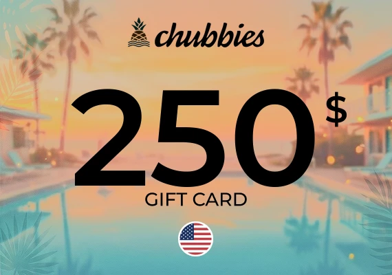 Chubbies Gift Card 250 USD
