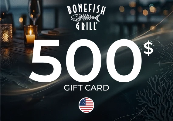 Bonefish Grill Gift Card 500  USD