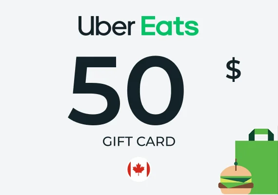 Uber Eats Gift Card 50 CAD