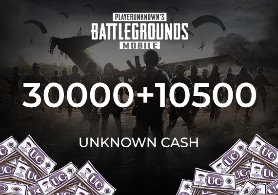 PUBG Mobile 30000 + 10500 UC (Unknown Cash) PUBG Mobile 30000 + 10500 UC (Unknown Cash)