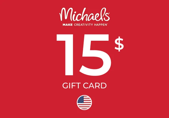 Michaels Gift Card 15 USD