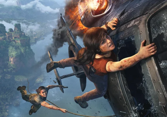 Uncharted: The Lost Legacy key art with Chloe Frazer and Nadine Ross