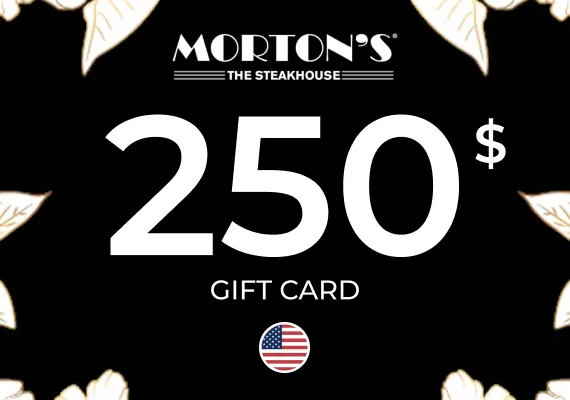Morton's The Steakhouse Gift Card 250 USD