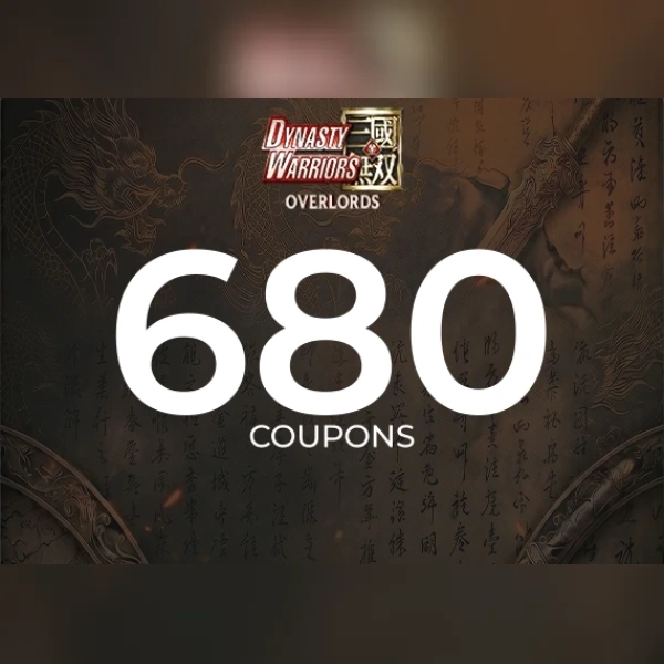 Dynasty Warriors Dynasty Warriors: Overlords - 680 Coupons Direct Top-Up - Global