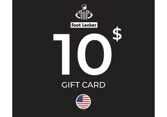 Foot Locker Gift Card 10 USD