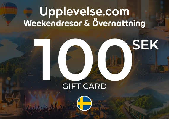 Weekendresor & Övernattning - Upplevelse.com Gift Card 100 SEK