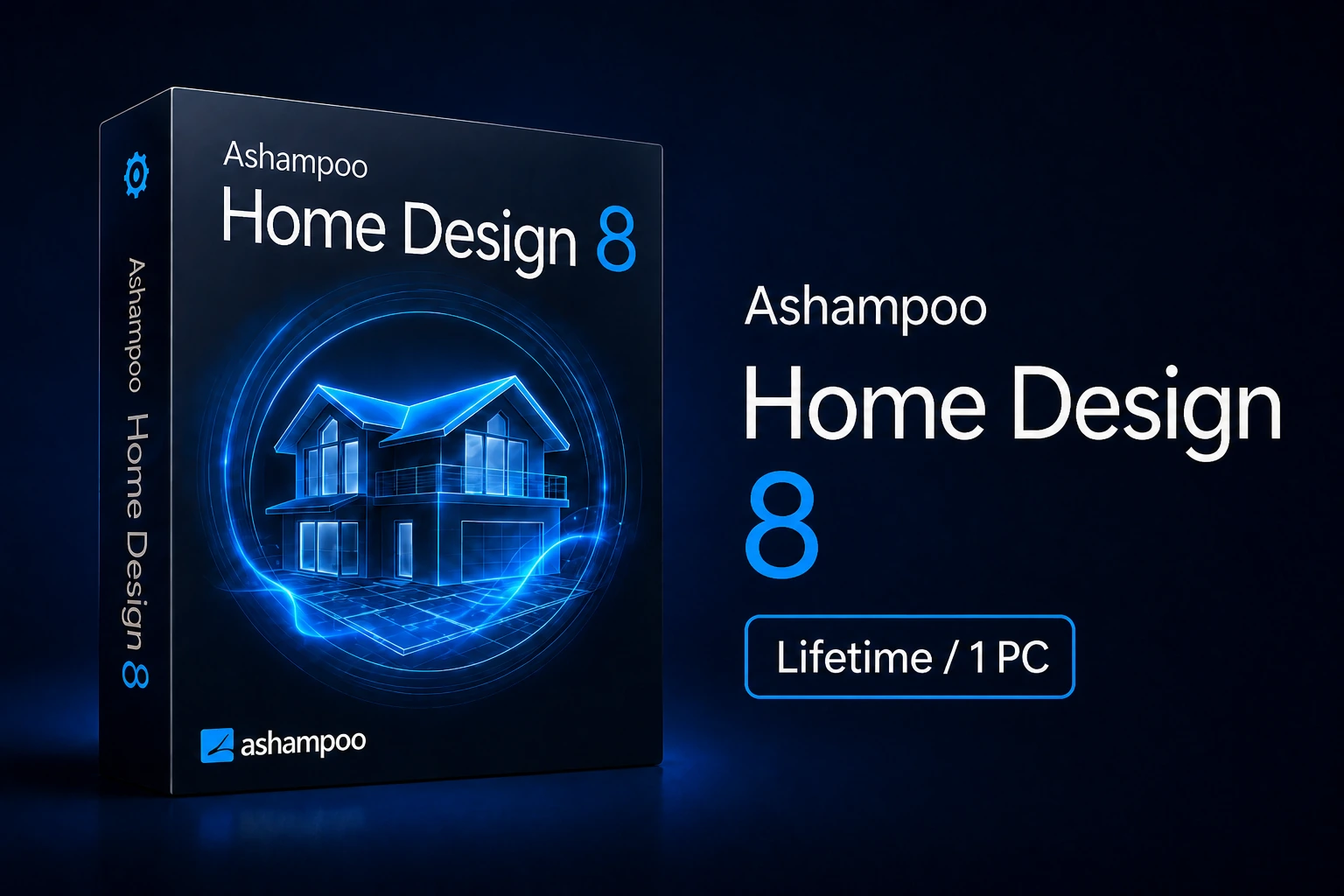 Ashampoo Home Design 8 (1 PC, Lifetime)
