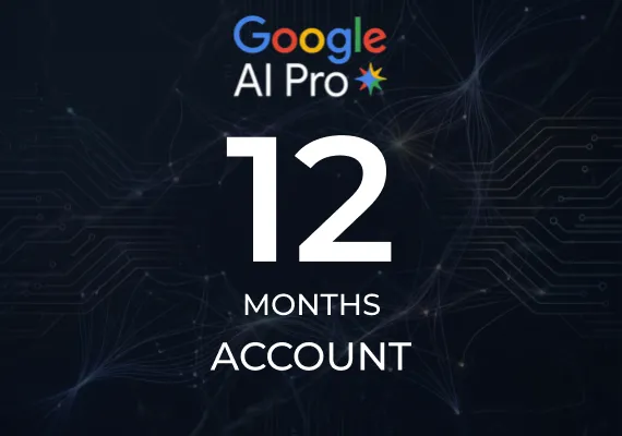 Google AI Pro: Gemini Advanced - 12 Months Subscription ACCOUNT