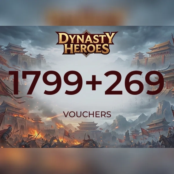 Dynasty Heros - 1799 Voucher + 269 Voucher Direct Top-Up - GLOBAL