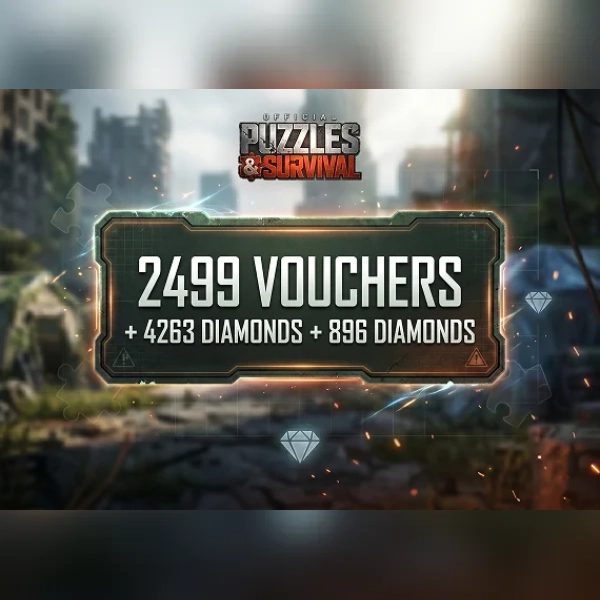 Puzzles & Survival - 2499 Vouchers + 4263 Diamonds + 896 Diamonds Direct Top-Up - GLOBAL