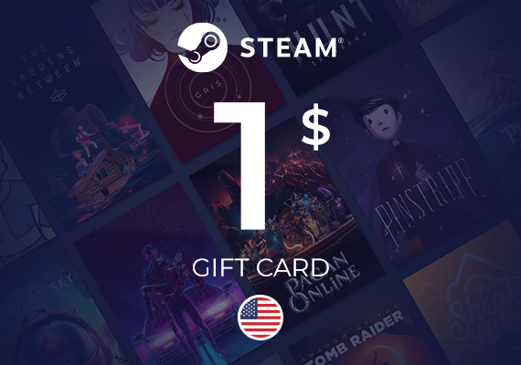 Steam Wallet Gift Card 1 USD Steam Wallet Gift Card 1 USD