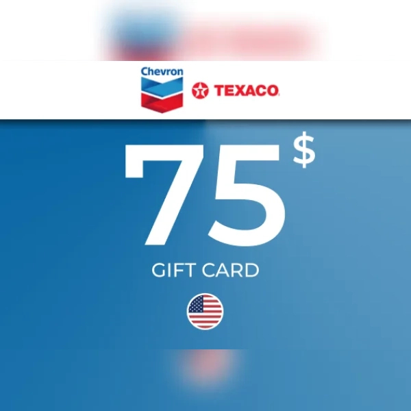 Chevron and Texaco USA Gift Card 75 USD Key - UNITED STATES