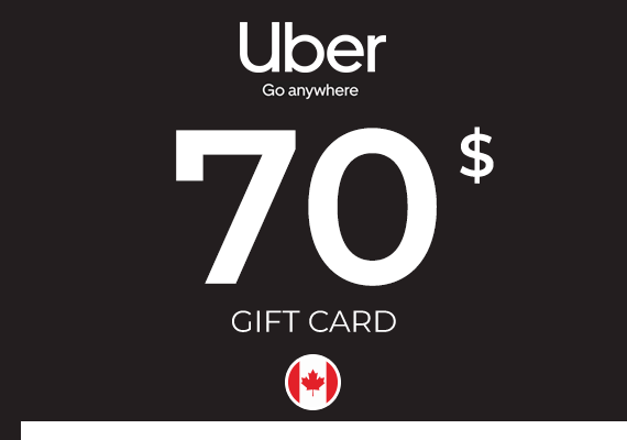 Uber Gift Card 70 CAD Key - CANADA