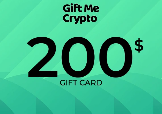 Gift Me Crypto Gift Card 200 USD