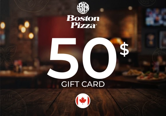 Boston Pizza Gift Card 50 CAD
