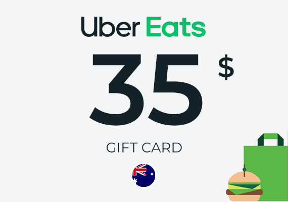 Uber Eats Gift Card 35 AUD Uber Eats Gift Card 35 AUD