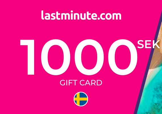 lastminute.com Travel Gift Card 1000 SEK