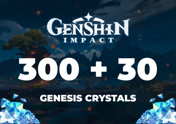 Genshin Impact - 300 + 30 Genesis Crystals