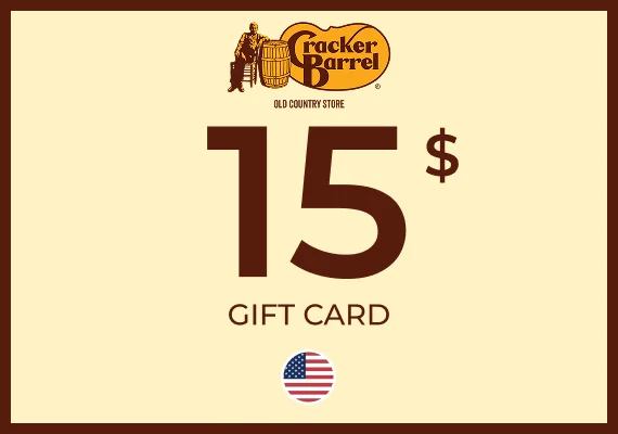 Cracker Barrel Gift Card 15 USD
