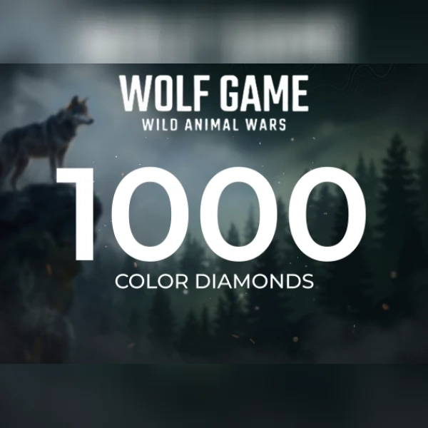 Wolf Game: Wild Animal Wars - 1000 Color Diamonds Direct Top-Up - GLOBAL