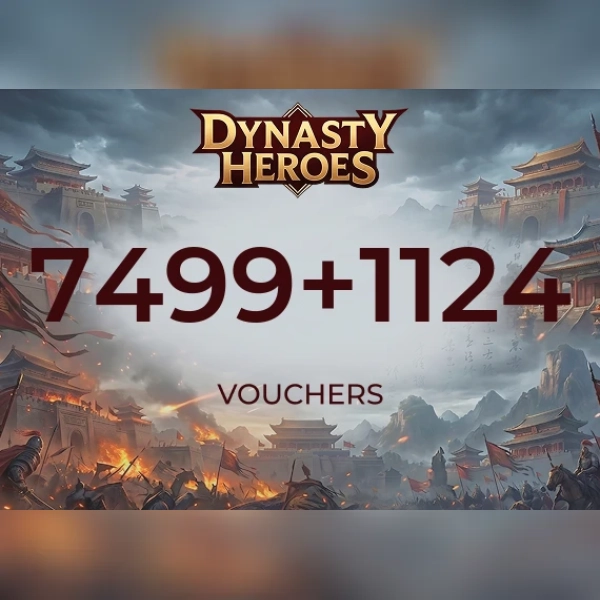 Dynasty Heros - 7499 Voucher + 1124 Voucher Direct Top-Up - GLOBAL