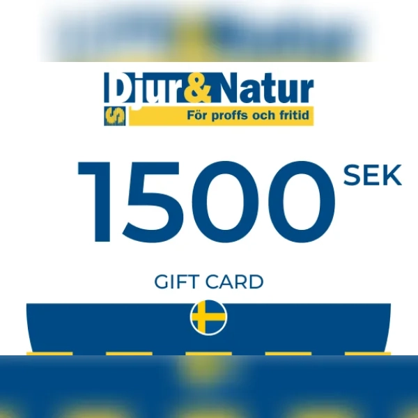 Djur & Natur - Upplevelse.com Gift Card 1500 SEK Key - SWEDEN