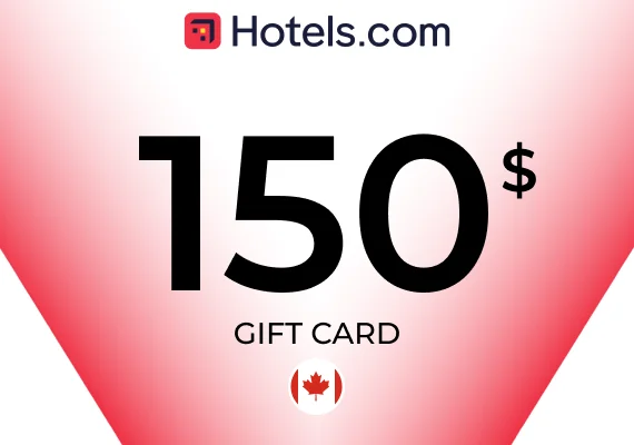 Hotels.com Gift Card 150 CAD