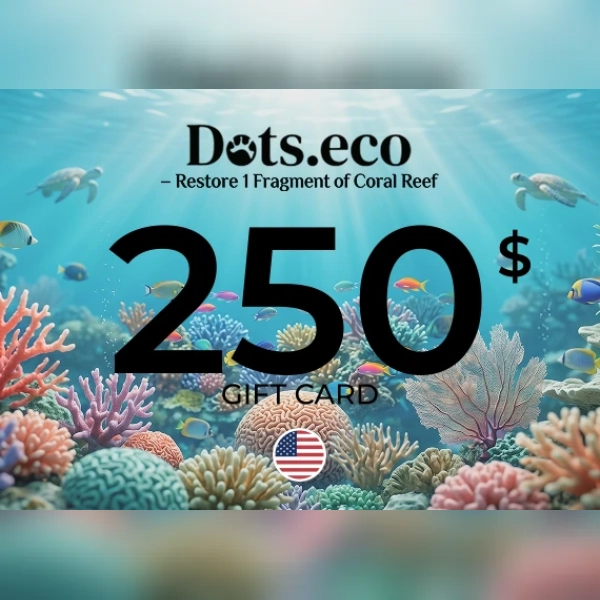 Dots.eco - Restore 1 fragment of coral reef Gift Card 250 USD Key - UNITED STATES