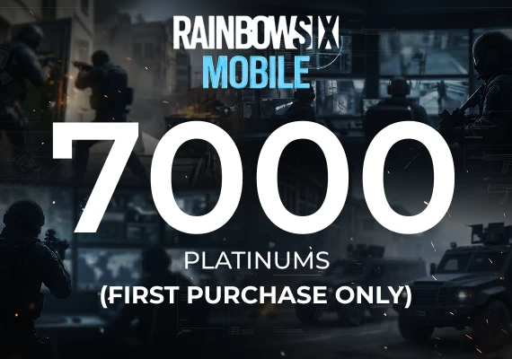 Rainbow Six Mobile - 7000 Platinum (FIRST PURCHASE ONLY)