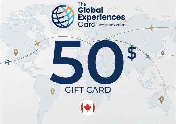 The Global Experiences Card Gift Card 50 CAD