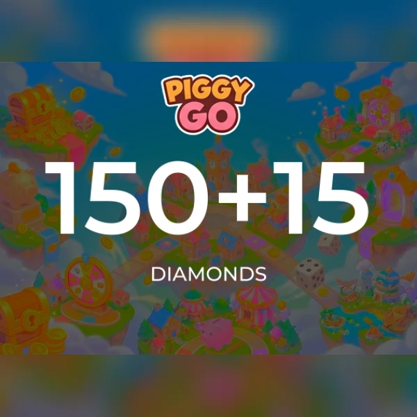 Piggy GO - 150 + 15 Diamonds Direct Top-Up - GLOBAL