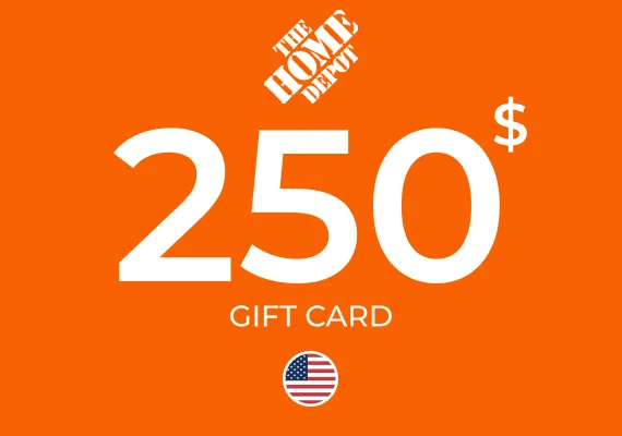 The Home Depot Gift Card 250 USD