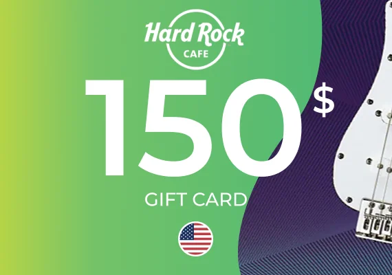 Hard Rock Cafe Gift Card 150 USD Key - UNITED STATES