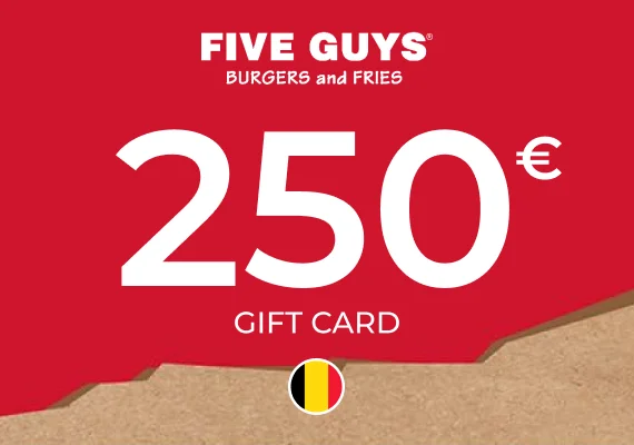 Five Guys Gift Card 250 EUR