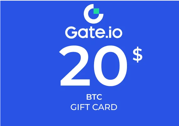 Gate.io Gift Card (BTC) 20 USD