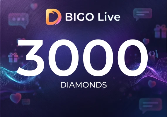 BIGO Live - 3,000 Diamonds
