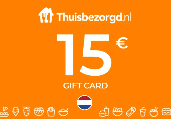 Thuisbezorgd Gift Card 15 EUR Key - NETHERLANDS