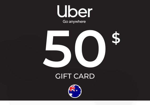 Uber Rides Gift Card 50 AUD